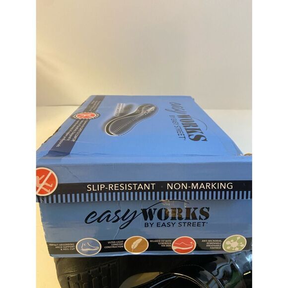 Easy Works Street black patent  shoes 7m new - Picture 5 of 5